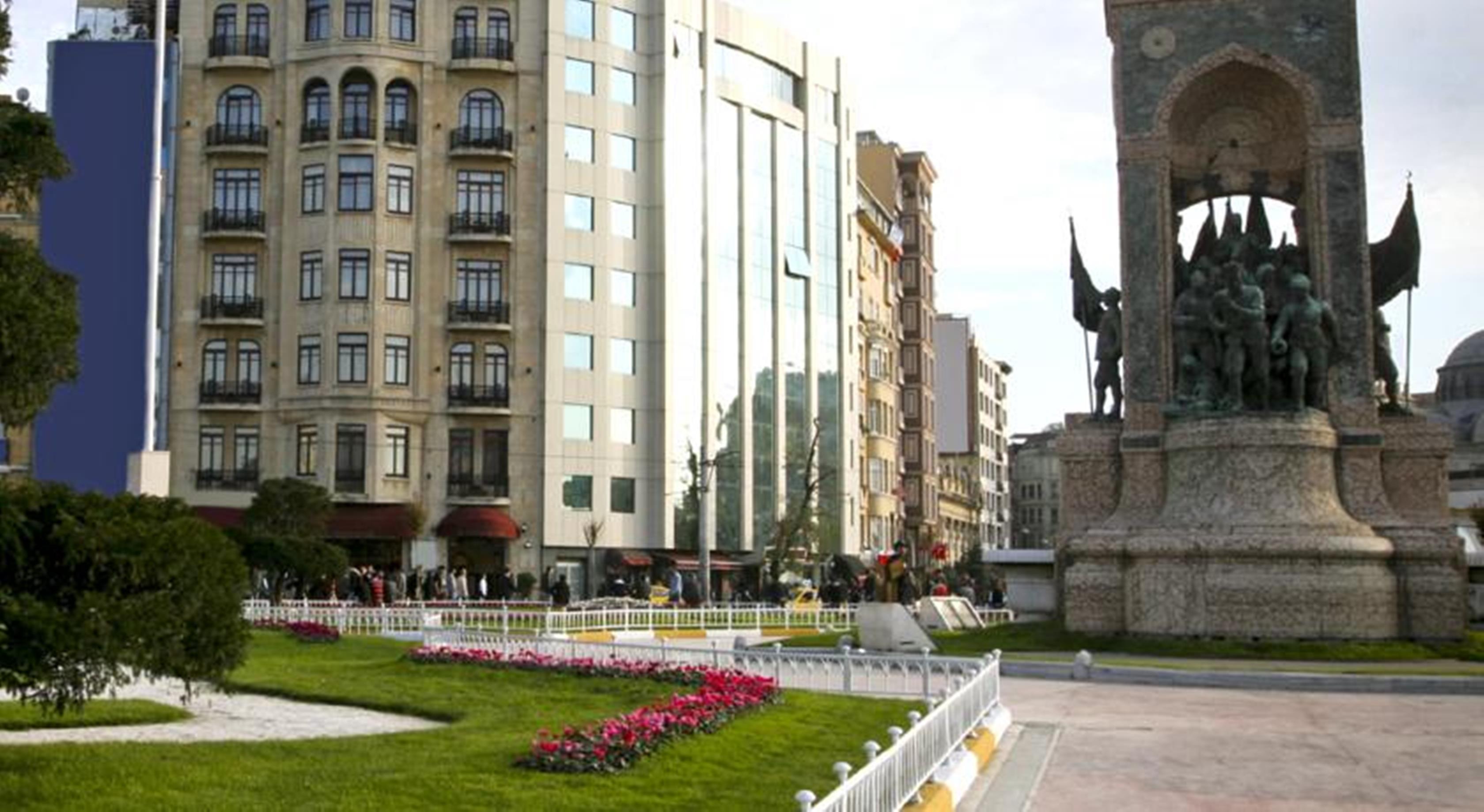 Park Star Hotel Taksim Istanboel Buitenkant foto